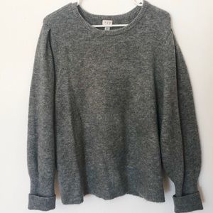 oversized comfy grey sweater